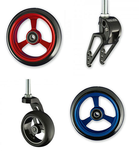 front caster wheels forks
