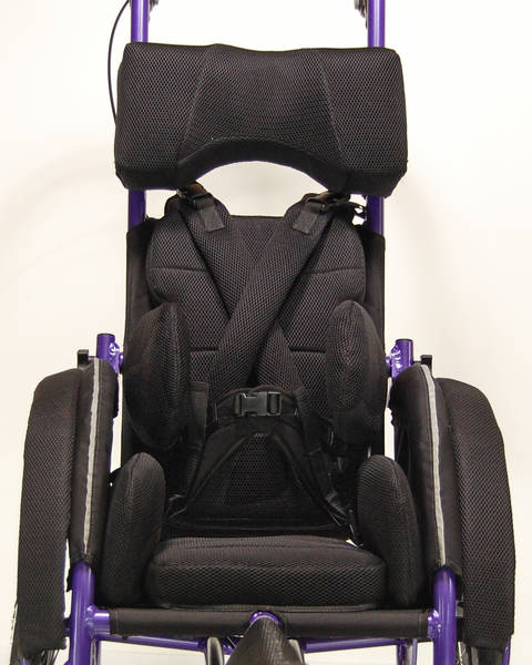 Adaptive Star Axiom Purple Peanut Running Chair - Belts