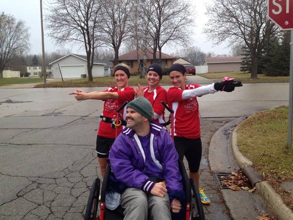 Adaptive Star Axiom Racer Running Chair - user