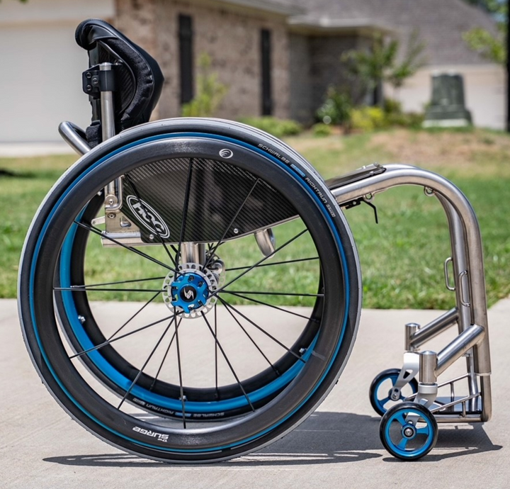 Hands On Concepts "HOC" Everyday Open Design Mono Tube Frame Wheelchair. Custom build online. Best lowest prices online!
