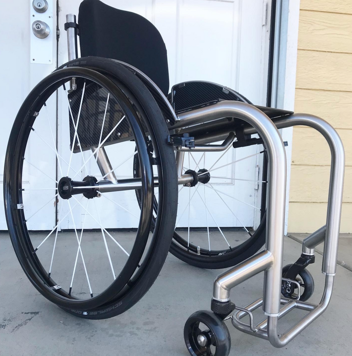 Hands On Concepts HOC Everyday Open Design Wheelchair - front angle view