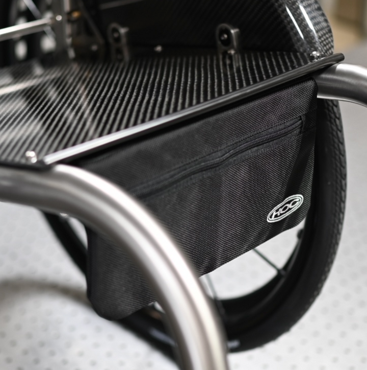 Hands On Concepts- HOC- Slim Wheelchair Pouch - Angle View