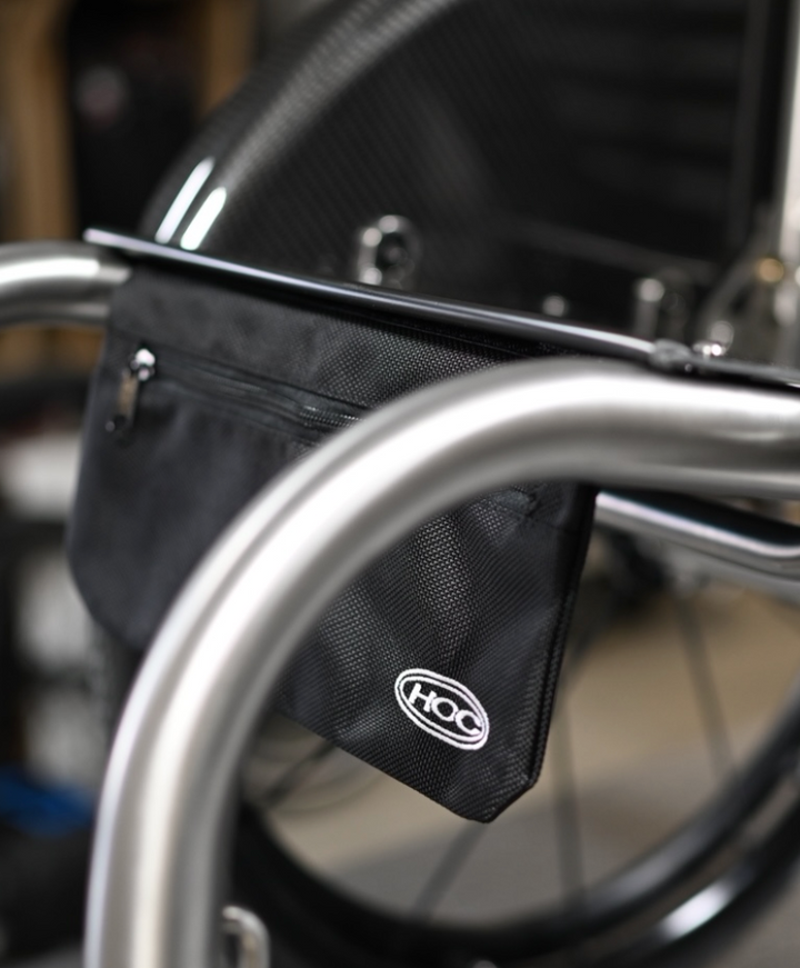 Hands On Concepts- HOC- Slim Wheelchair Pouch - Side View