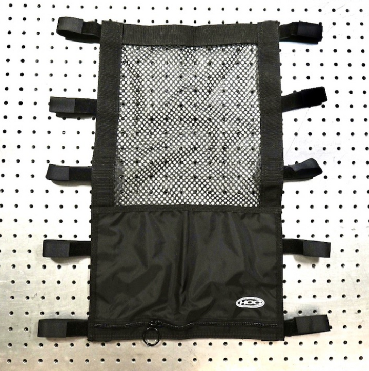 Hands On Concepts Under Seat Catch-All Net w Zipper Pocket - Full View
