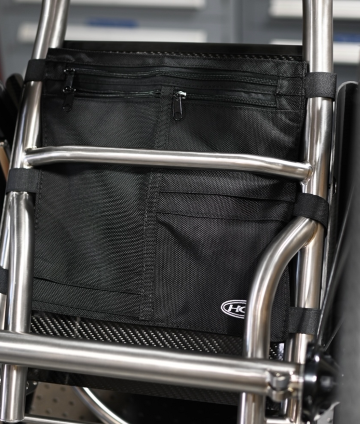 Hands On Concepts Under Seat Low-Profile storage bag. Lowest best price online for wheelchair bag accessories. Fastest shipping online!
