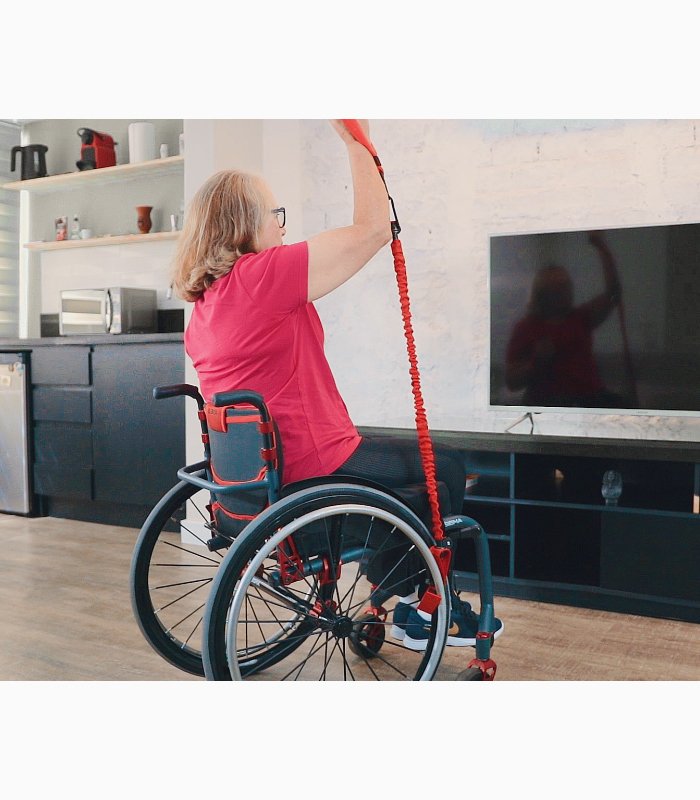 Invictus Fusion Portable Wheelchair Gym - User