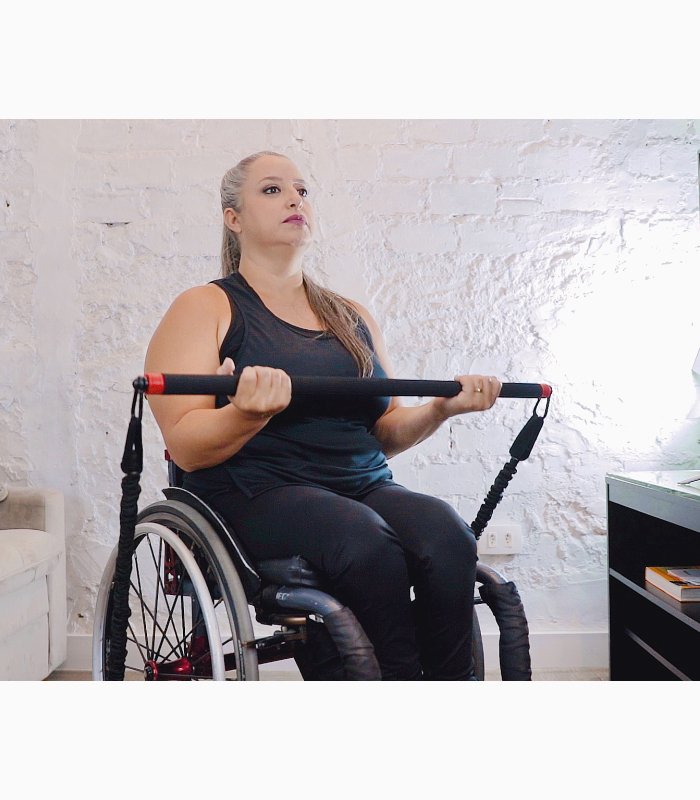 Invictus Fusion Portable Wheelchair Gym - biceps