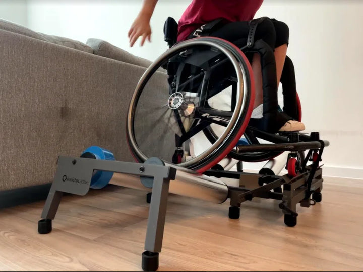 Invictus indoor basketball wheelchair trainer roller exercise