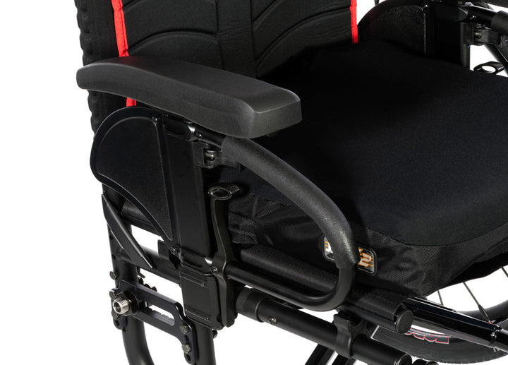Quickie 2 Lightweight folding wheelchair - armrest