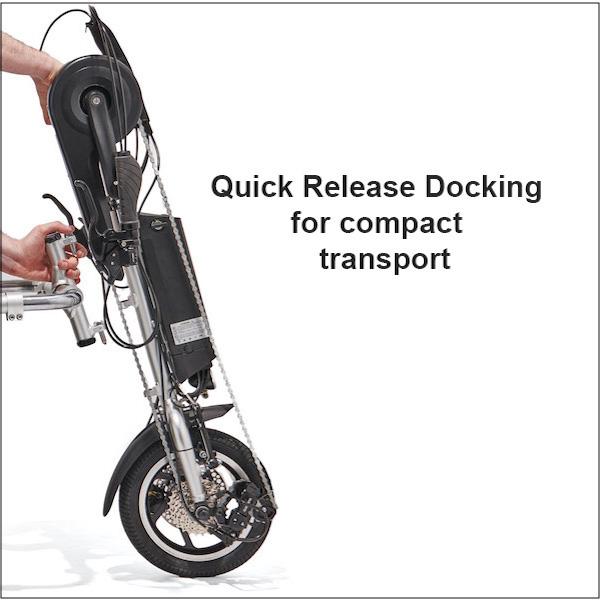Rio Mobility E-DragonFly - Electric Battery Handcycle Attachment - Quick Release