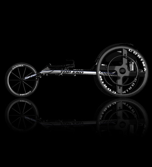 Top End Eliminator NRG Racing Wheelchair - Side view