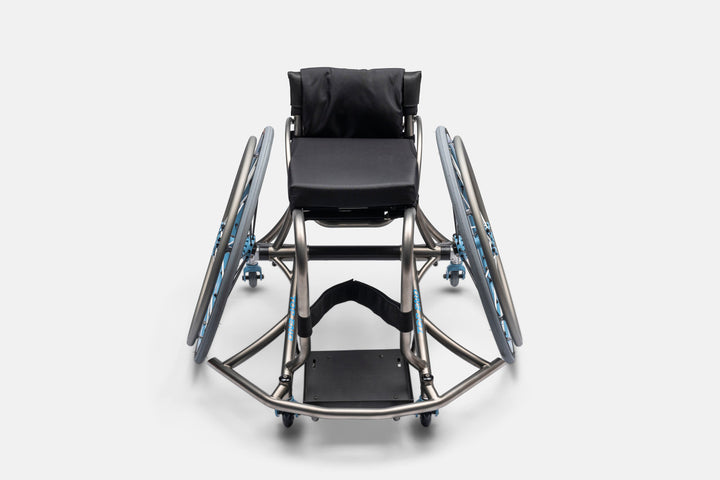 Top End GOAT Titanium Carbon Fiber Basketball Wheelchair - Front View