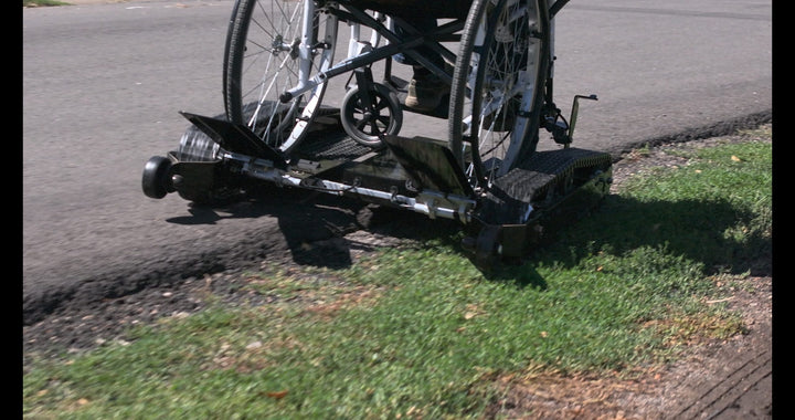 back view ftx asphalt grass