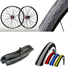 Quad-Rugby Wheels Tires Tubes