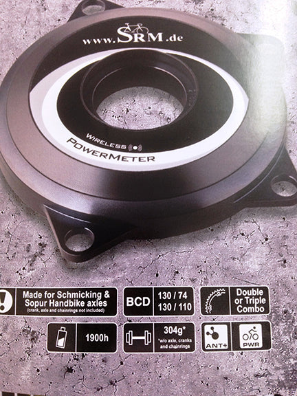 "Triple" Hand-Cycle SRM PowerMeter