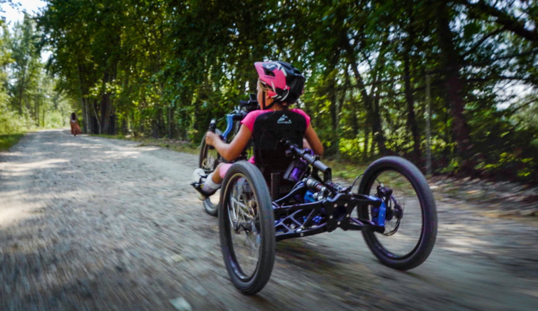 BOWHEAD Rogue Battery Handcycle - child rider