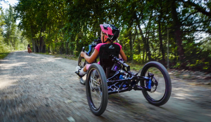 BOWHEAD Rogue Battery Handcycle - child rider