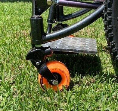 Buy BOX Wheelchair recoil suspension forks and casters!