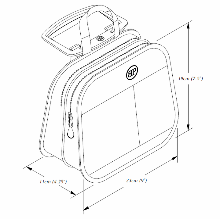 Bodypoint Mobility Bag - Measurements