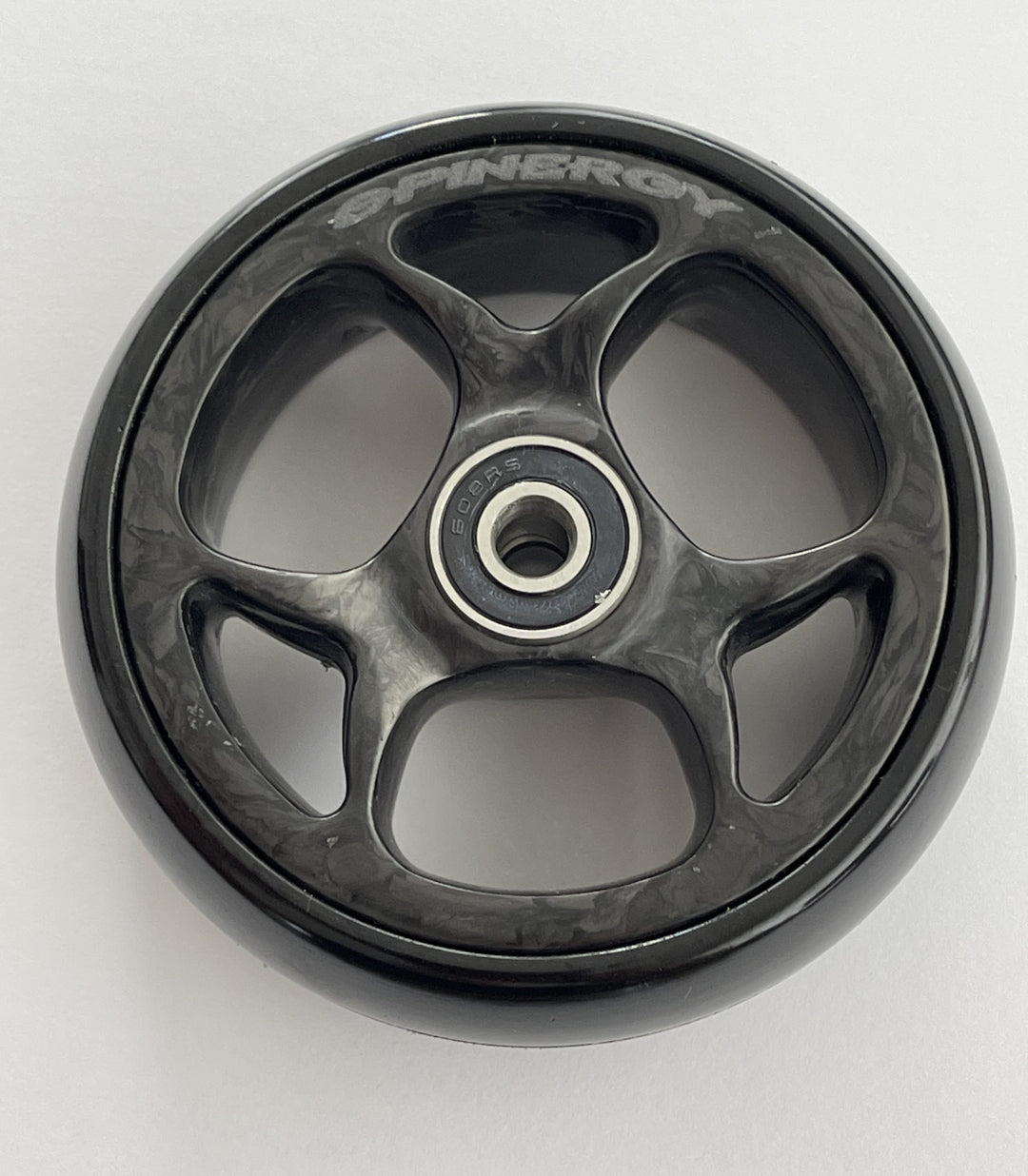 CX6 Forged Carbon Fiber Caster Wheel 4 inch x 1.25 - for manual wheelchairs