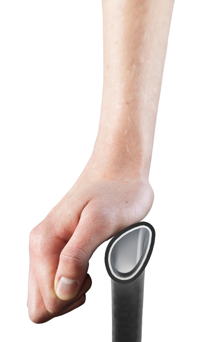 CarboLife Quadro Handrims - Hand Placement