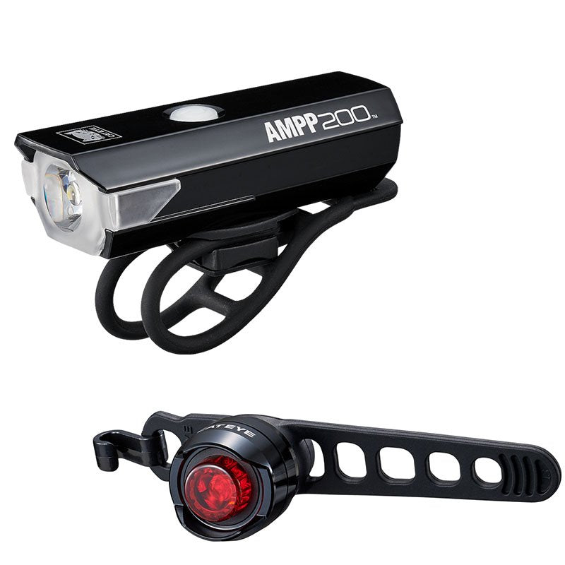 CatEye AMPP200 + ORB Safety Light Combo