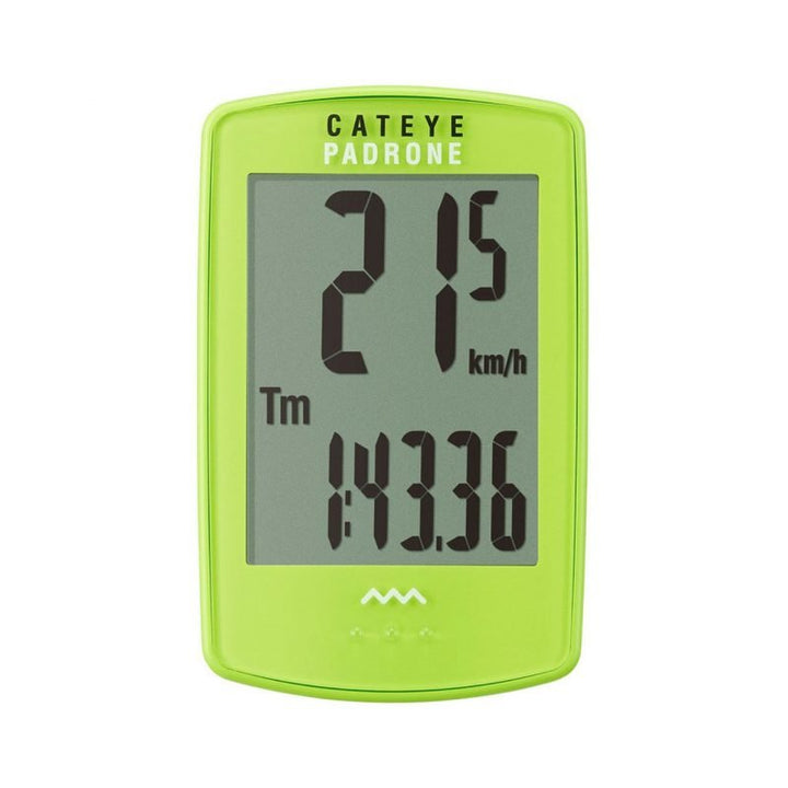 CatEye Padrone Odometer- Lime Green