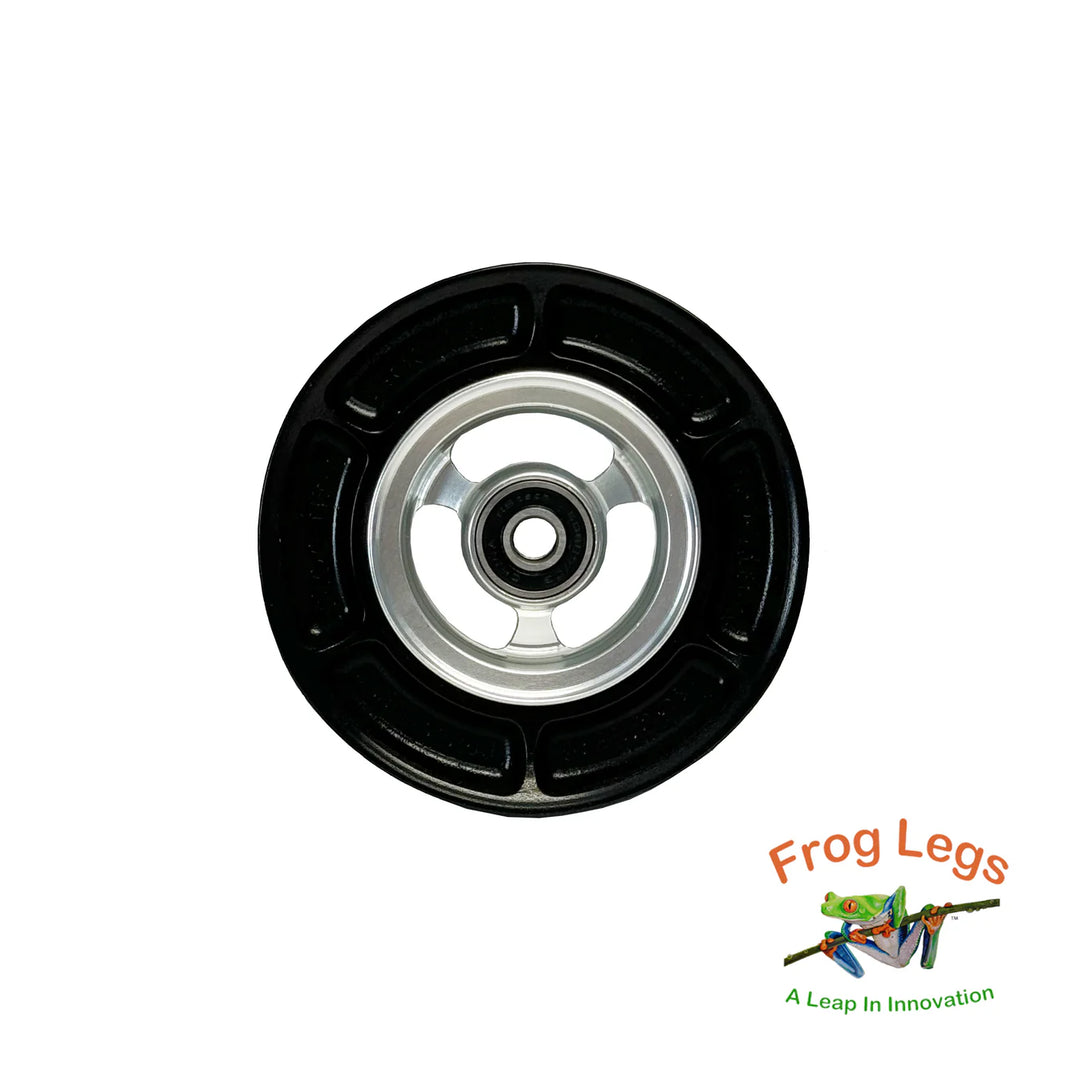 Frog Legs Whisper Caster Wheel - Silver