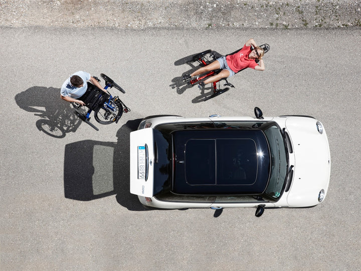 Gekko fx 20 trike- folded into car