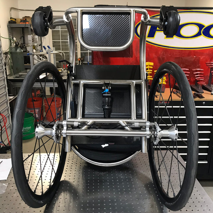 Hands On Concepts "HOC" Titanium Mono-Shock Suspension Wheelchair