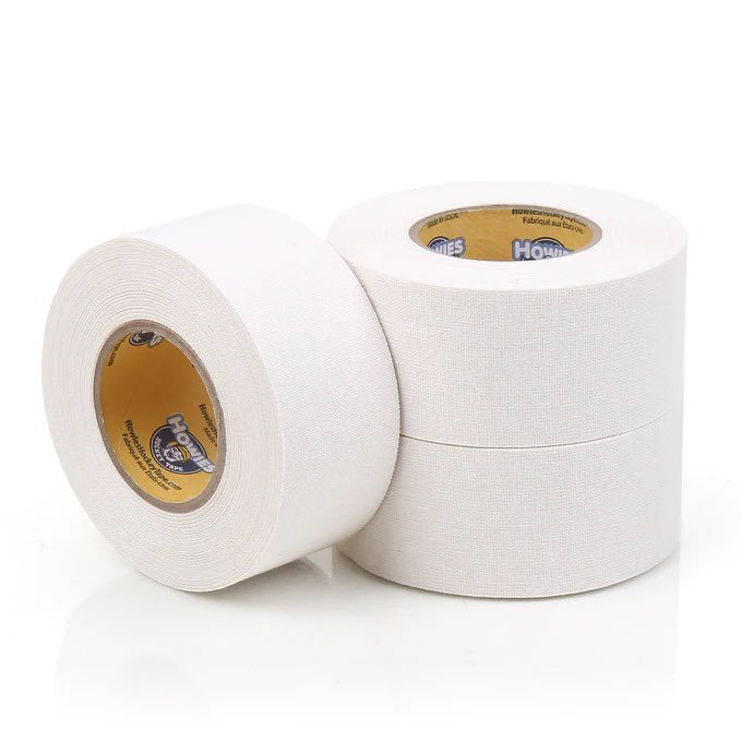 Howies Hockey Tape - Cloth White- Wheelchair Rugby - 3 rolls