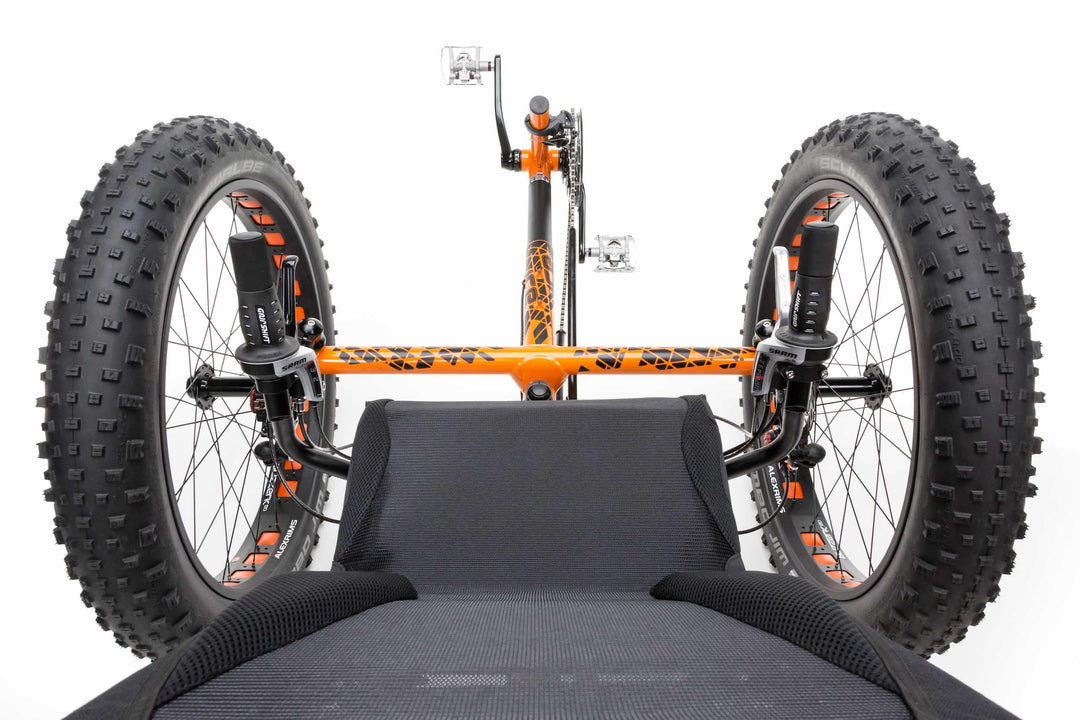 ICE Trike FULL FAT Trike - Rider View