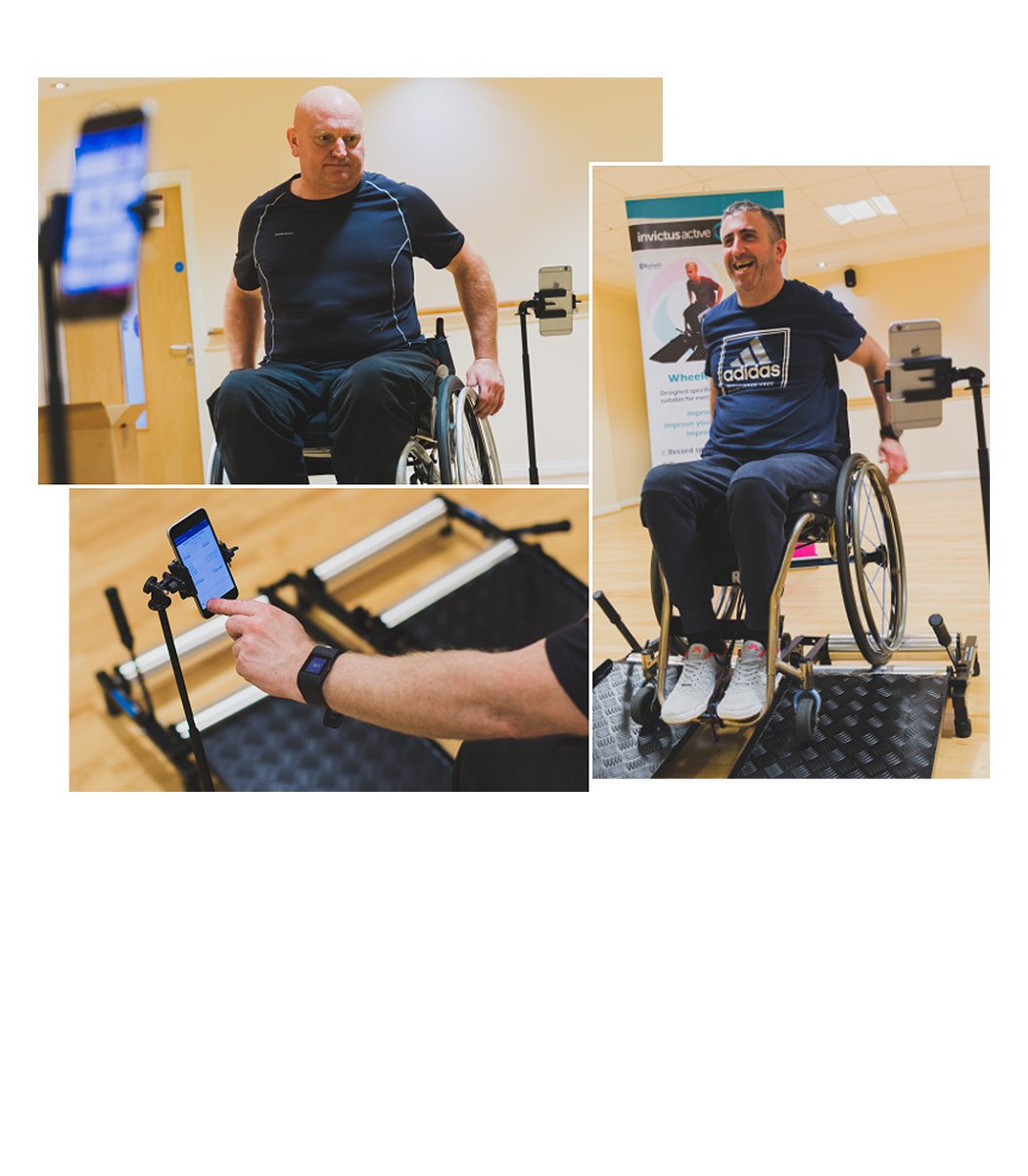 Invictus Active Wheelchair Trainer - exercise
