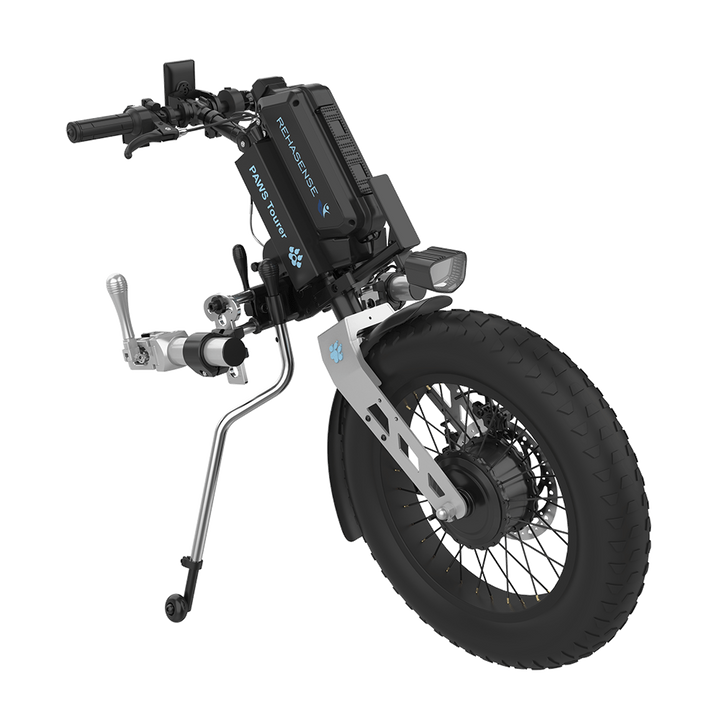 REHASENSE PAWS TOURER 20" Wheelchair Power Assist, Manual Clamp & Lift