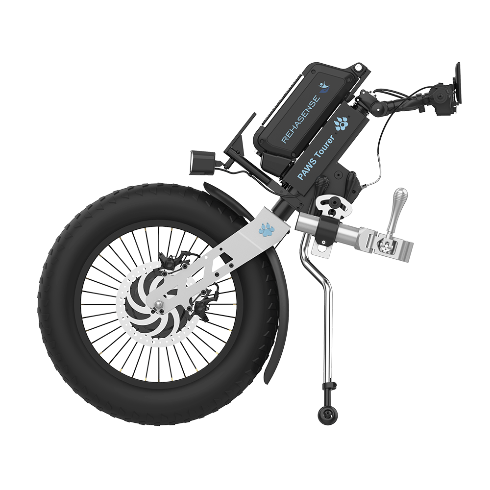 REHASENSE PAWS TOURER 20" Wheelchair Power Assist, Manual Clamp & Lift