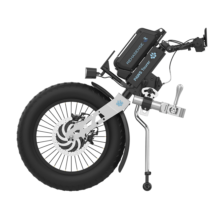 REHASENSE PAWS TOURER 20" Wheelchair Power Assist, Manual Clamp & Lift