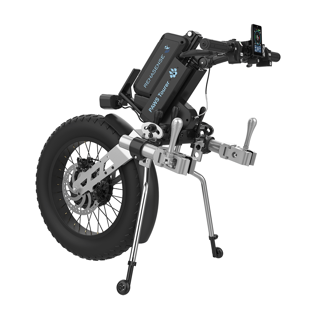 REHASENSE PAWS TOURER 20" Wheelchair Power Assist, Manual Clamp & Lift