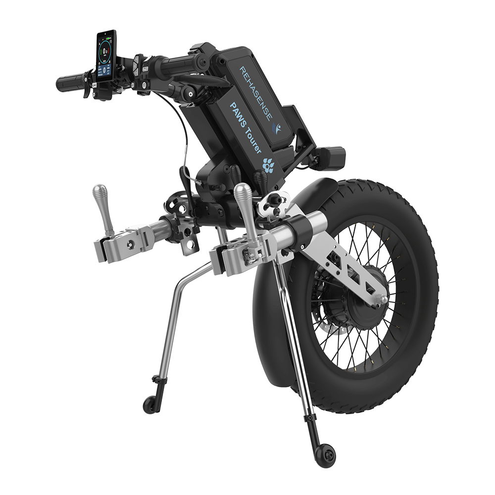 REHASENSE PAWS TOURER 20" Wheelchair Power Assist, Manual Clamp & Lift