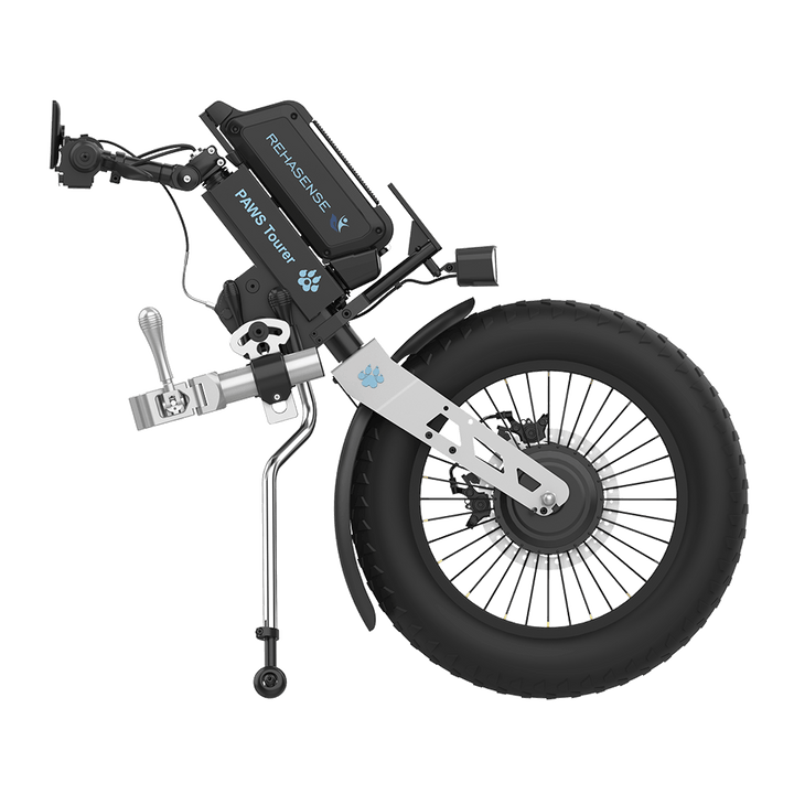 REHASENSE PAWS TOURER 20" Wheelchair Power Assist, Manual Clamp & Lift