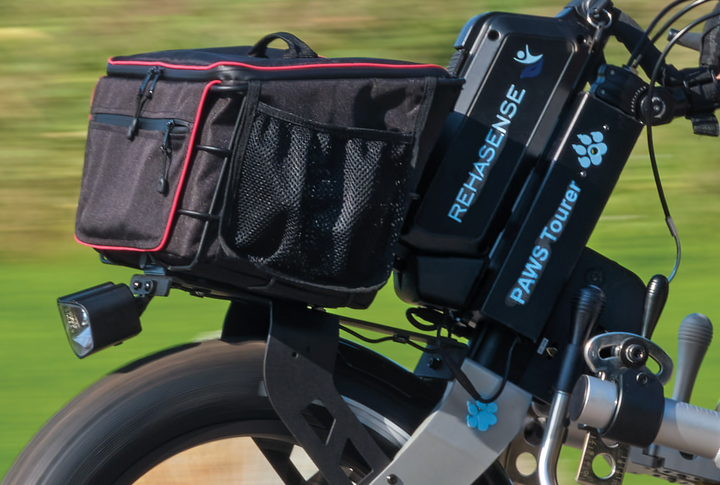 REHASENSE PAWS TOURER 20" Wheelchair Power Assist, Manual Clamp & Lift