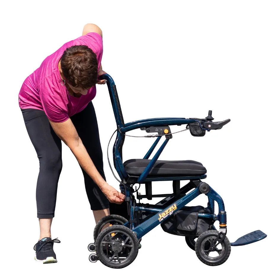 Pride Mobility Jazzy Carbon 27 Folding Power Wheelchair