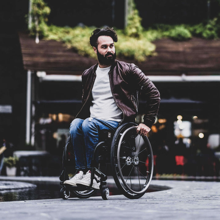Quickie Nitrum Wheelchair - active