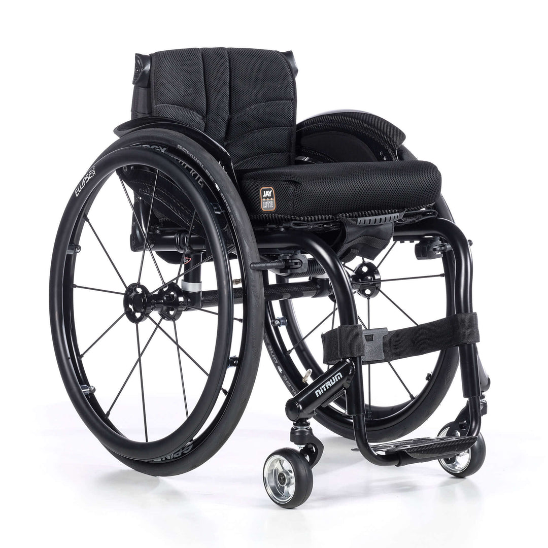 Quickie Nitrum Wheelchair - angle view 2