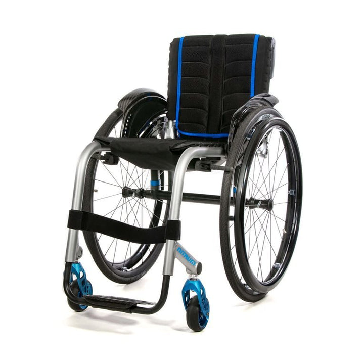 Quickie Nitrum Wheelchair - angle view