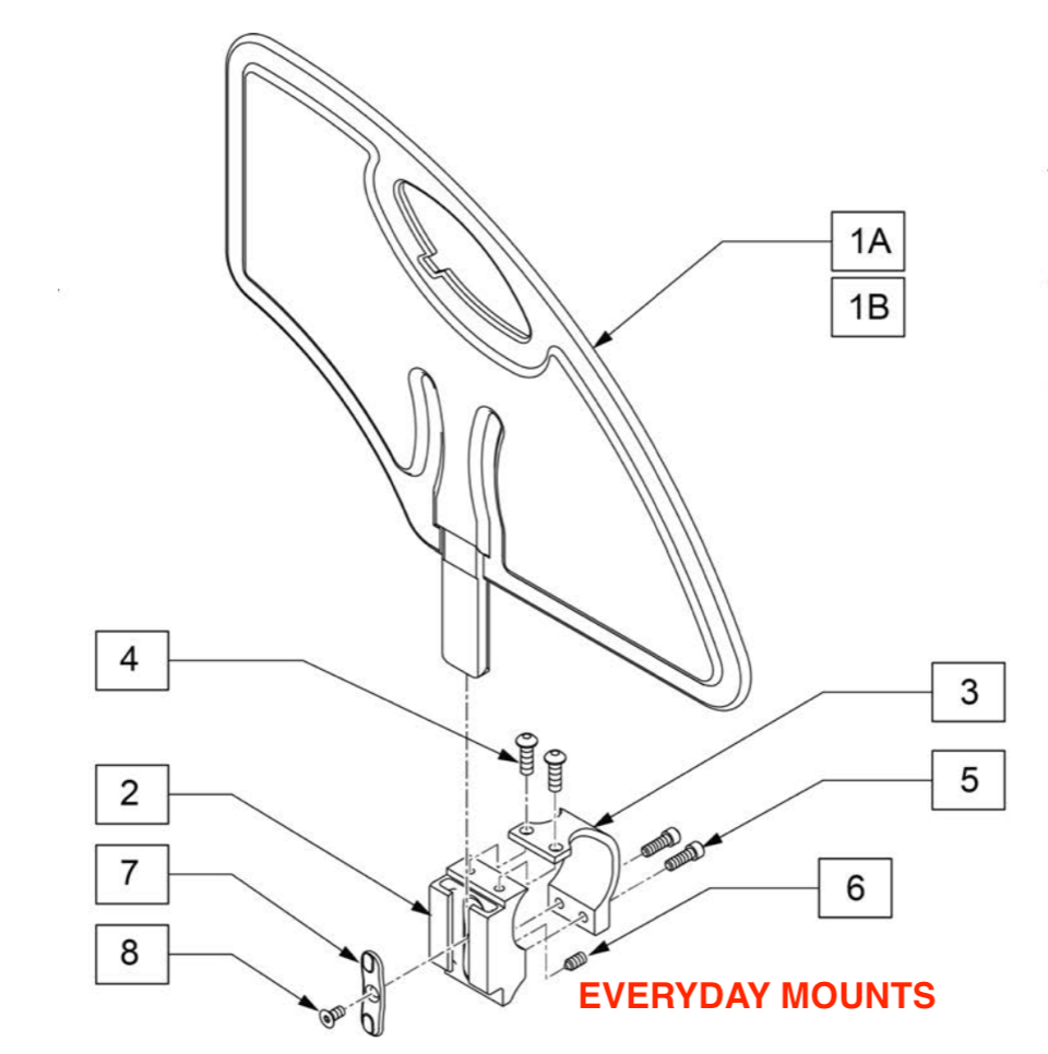 Quickie NEW Wheelchair Plastic Side Guards (pair)