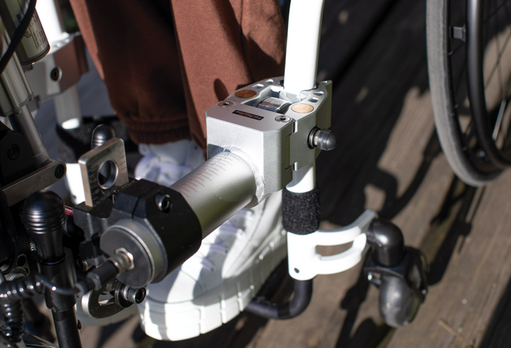 REHASENSE PAWS CRUISER 16" "Quad/Tetra" Wheelchair Power Assist, Quad Handles & Automatic Clamps/Lift,
