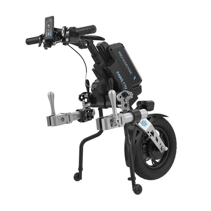 REHASENSE PAWS CITY 14" Wheelchair Power Assist, Manual Clamp & Lift