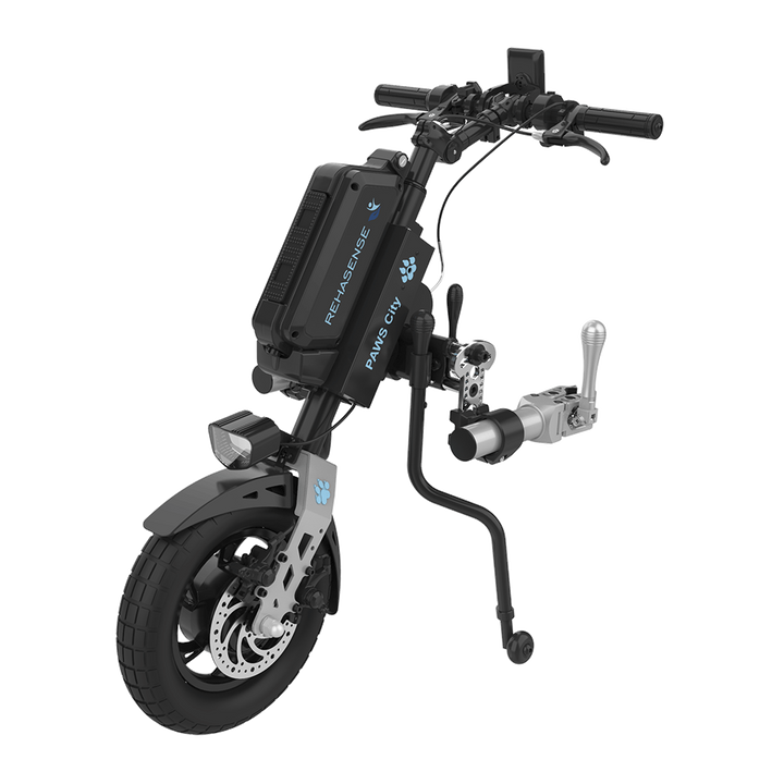 REHASENSE PAWS CITY 14" Wheelchair Power Assist, Manual Clamp & Lift