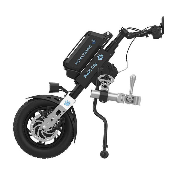 REHASENSE PAWS CITY 14" Wheelchair Power Assist, Manual Clamp & Lift