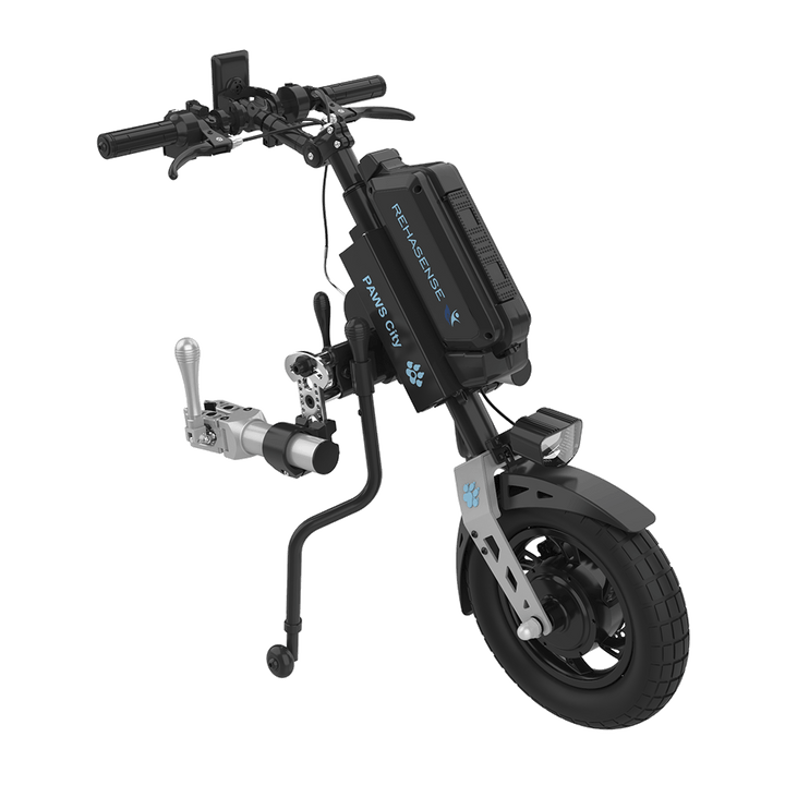 REHASENSE PAWS CITY 14" Wheelchair Power Assist, Manual Clamp & Lift